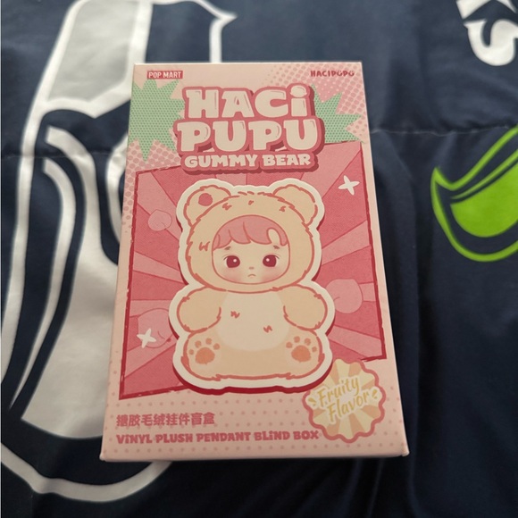 Pop Mart HACIPUPU Gummy Bear Series Vinyl Plush Pendant Single Blind Box - Picture 1 of 7